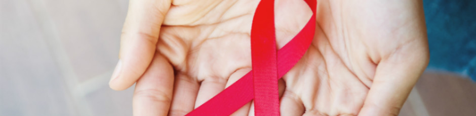 HIV and AIDS Ribbon