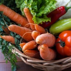 Basket of vegetables